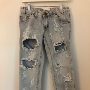 One Teaspoon Trashed Freebird Denim